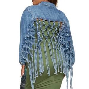 Brand new never worn Fringe back jacket in 1X